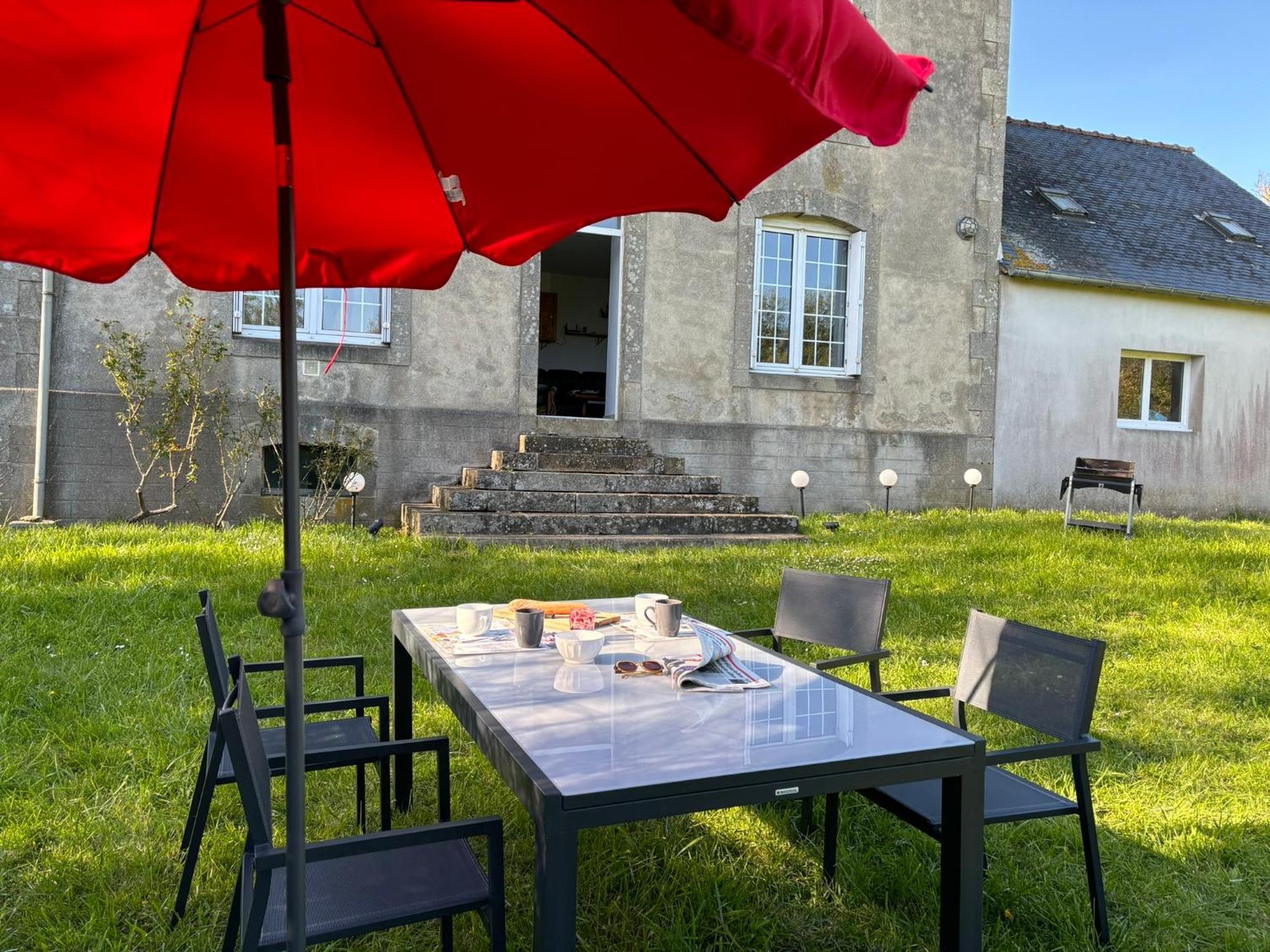 Jolie Maison De Campagne A 2Km De La Mer Plomodiern Luaran gambar